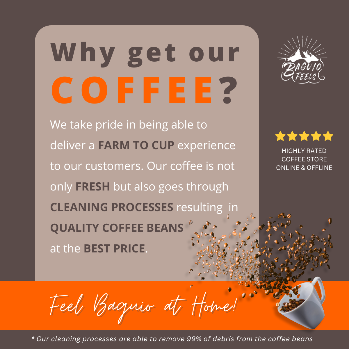 500g Benguet Kalinga Sagada Arabica Excelsa Barako and Flavored Coffee